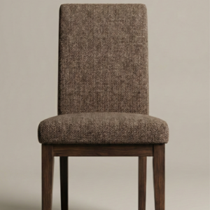 Silla para Comedor Tapizada Color Café | Elegance Muebles